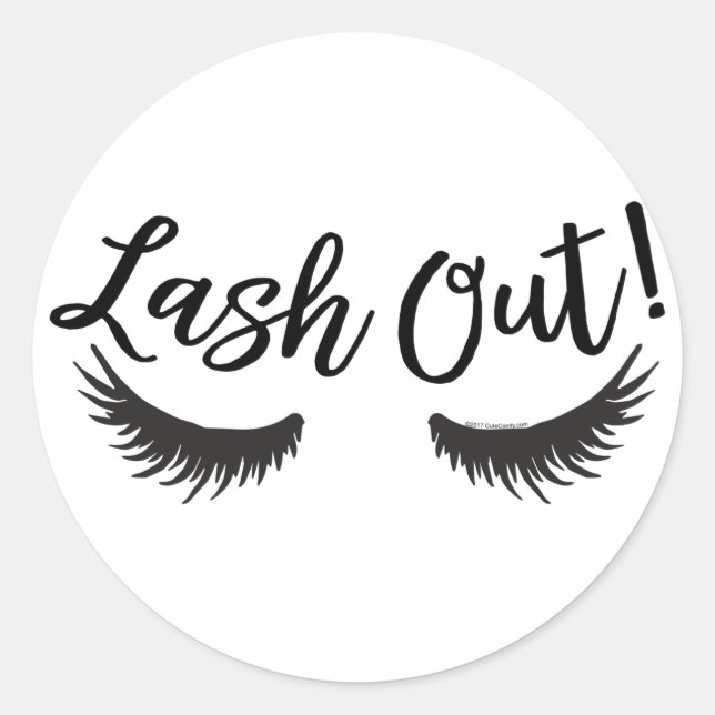Adesivo Lash Out Eyelashes Lash Salon Makeup Artista (Frente)