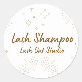 Adesivo Lash Shampoo Label