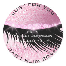 Lashes Beauty Diamond Eye Sparkly Pink Glitter