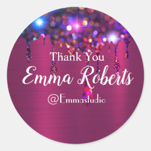 Adesivo Lashes Extension Makeup Artist Rosa Classic Dourad