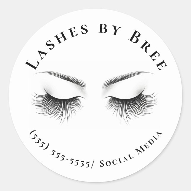Adesivo Lashes Longos Eyelash Extensions Beleza (Frente)