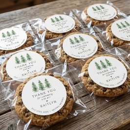 Adesivo Last Trail Pine Forest Camping Bachelorette Party