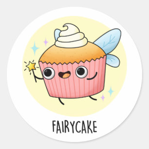Adesivo Láteo, Peixe Funny Cupcake Pun