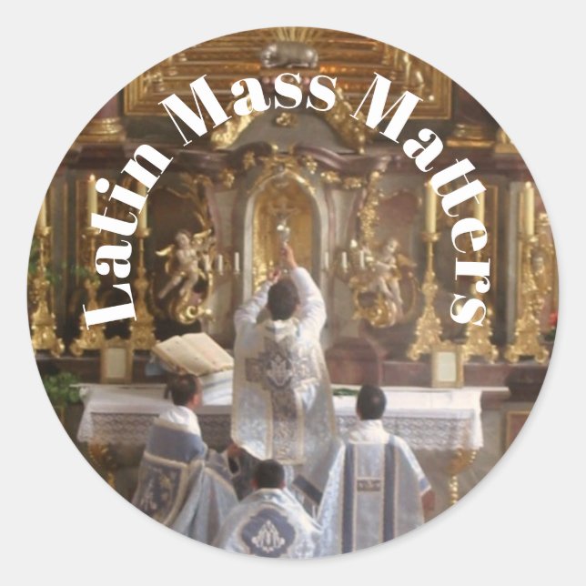 Adesivo Latin Mass Matters Aufkleber (Frente)
