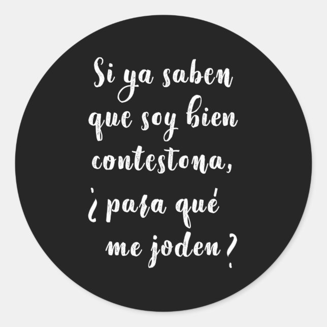 Adesivo Latino dizendo Camisa Para Hispanos (Frente)