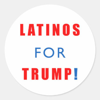 Adesivo Latinos para Donald Trump