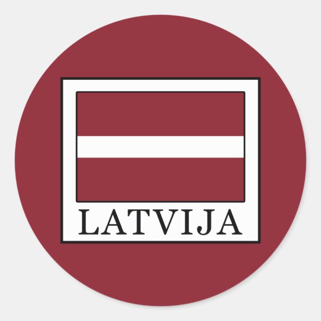 Adesivo Latvija (Frente)