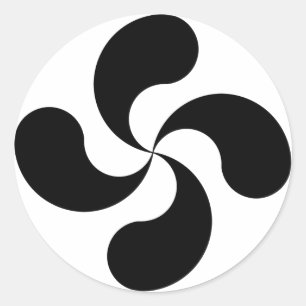 Adesivo lauburu cruz basca corridas sticker