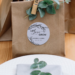 Adesivo Laurel Deixa O Amor Crescer Casamento