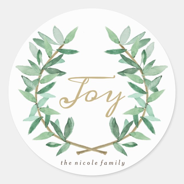 Adesivo Laurel Olive Leaf (Frente)