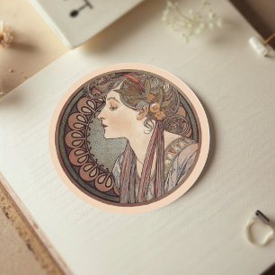 Adesivo Laurel por Alphonse Mucha Classic