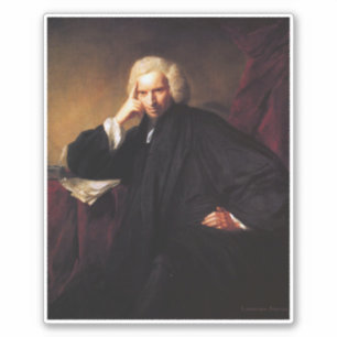 Adesivo Laurence Sterne (pintura de Sir Joshua Reynolds)