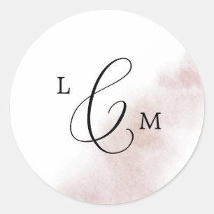 Adesivo Lavagem de Aquarela Selos De Envelopes De Casamen