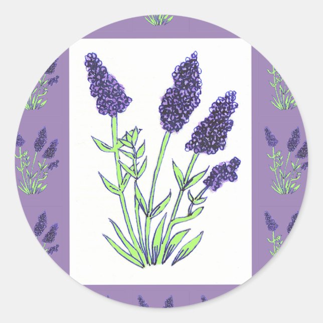 Adesivo Lavanda (Frente)