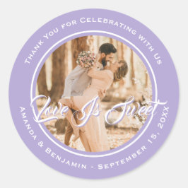 Adesivo Lavanda Amor É Foto De Casamento Doce