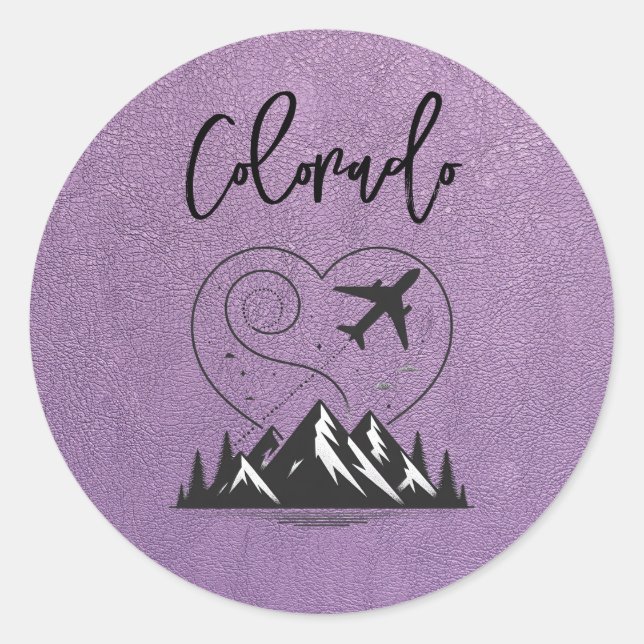Adesivo Lavanda Colorado Passport (Frente)