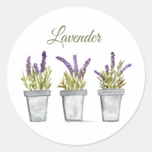 Adesivo Lavanda Cozinha Herbácea Roxo
