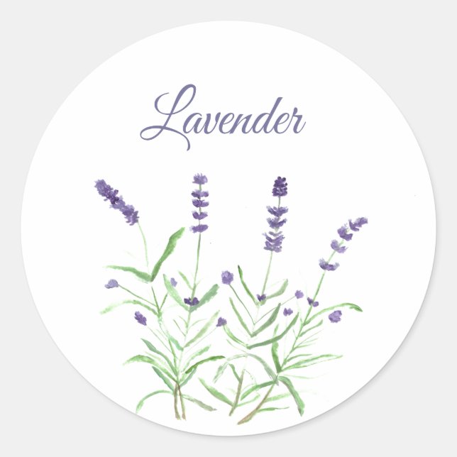 Adesivo Lavanda Cozinha Herbácea Roxo (Frente)
