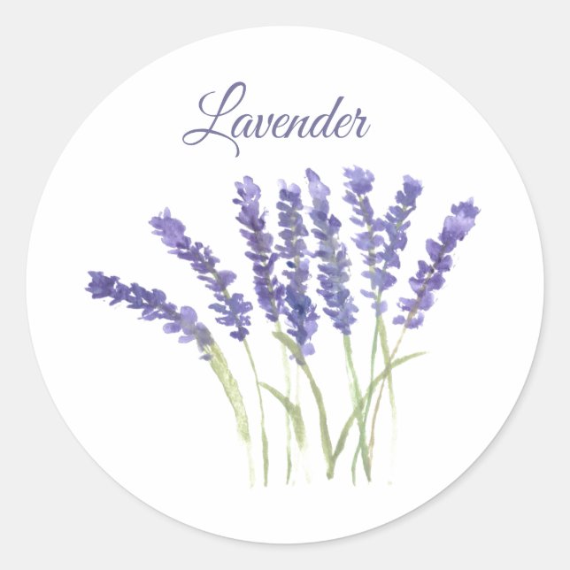 Adesivo Lavanda Cozinha Herbácea Roxo (Frente)