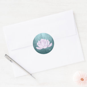 Adesivo Lavanda de aquarela com sucesso, lacrimogênio
