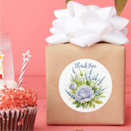 Adesivo Lavanda de aquarelas Flores selvagens