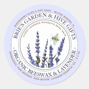 Adesivo Lavanda de cera de abelhas Bar de repelente de mos