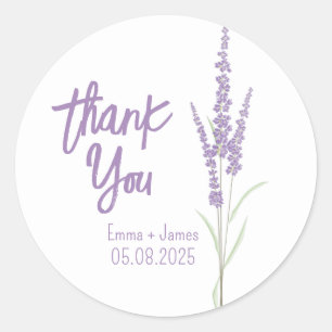Adesivo Lavanda Obrigado Sticker