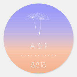 Adesivo Lavanda Peach Pastel Ombre Dandelion