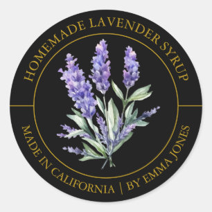 Adesivo Lavanda Rótulo moderno