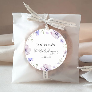 Adesivo Lavanda Violeta Roxo Primavera Floral Chá de Noiva