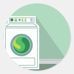 Adesivo Lavandaria da máquina de lavar