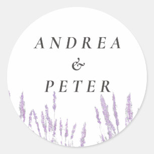 Adesivo Lavandas de Casamento