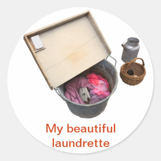 Adesivo lavanderia velha