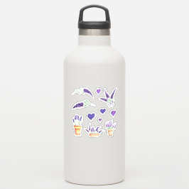 Adesivo Lave delicada Mínima da Proveniência de Aquarela C