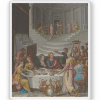 Adesivo Lavinia Fontana - O Banquete do Casamento em Cana