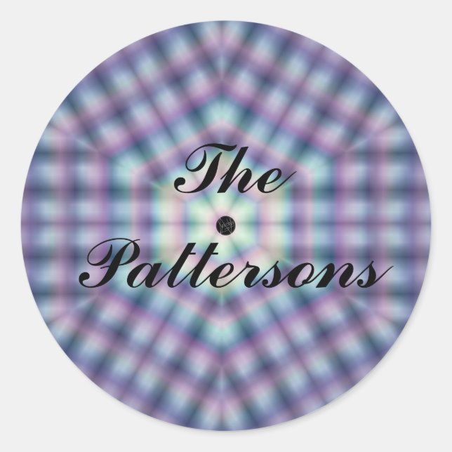 Adesivo LavishlyOn Customizab Country Pink Blue Xadrez Sea (Frente)