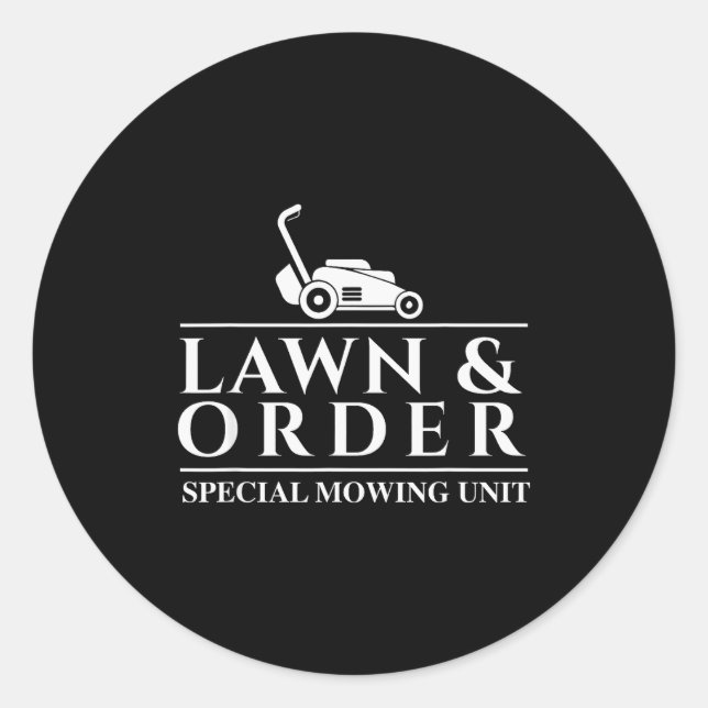 Adesivo Lawn &amp; Order Special Mowing Unit - Gardening L (Frente)