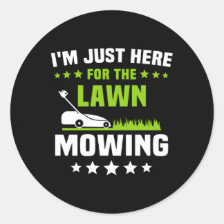 Adesivo Lawn Mwing Lawnmower Mow Lawn Mears