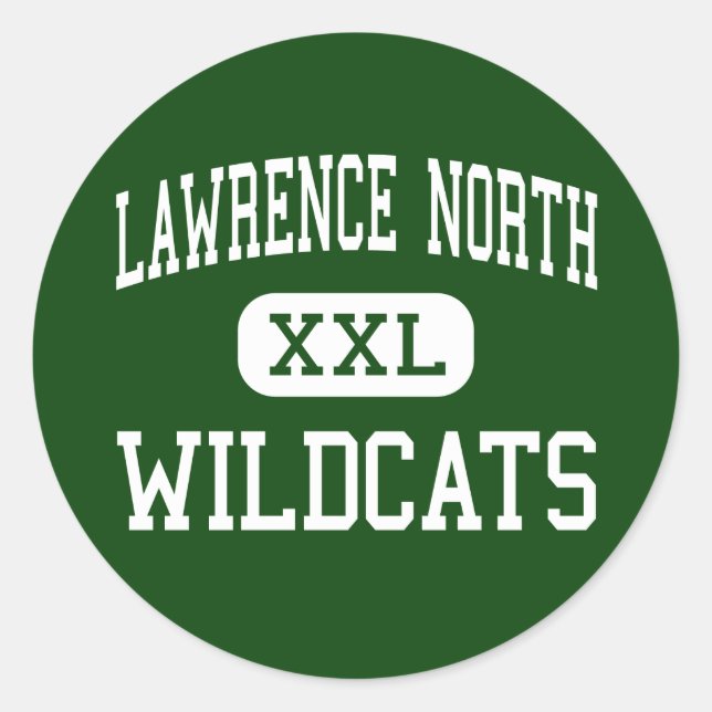 Adesivo Lawrence North - Wildcats - High - Indianapolis (Frente)