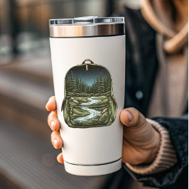 Adesivo Lazy River Backpack Sticker | Die-Cut Sticker