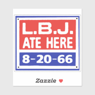Adesivo LBJ ATE - Sinal AQUI