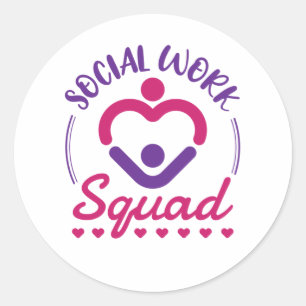Adesivo LCSW (Trabalho Social Esquadrão)