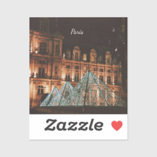 Adesivo Le Louvre, Paris, France