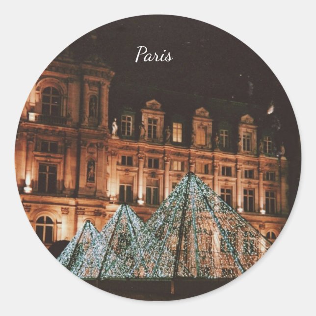 Adesivo Le Louvre, Paris, France (Frente)