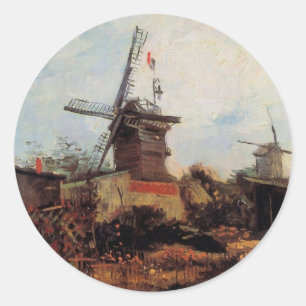 Adesivo Le Moulin de Blute Fin por Vincent van Gogh