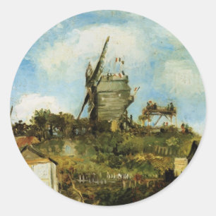 Adesivo Le Moulin de la Galette por Vincent van Gogh