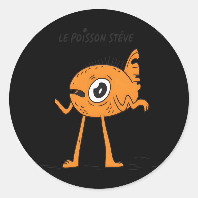 Adesivo Le Poisson Steve Cute & Funny (Frente)
