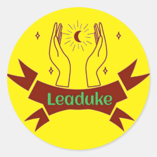 Adesivo Leaduke Moon Yellow Sticker