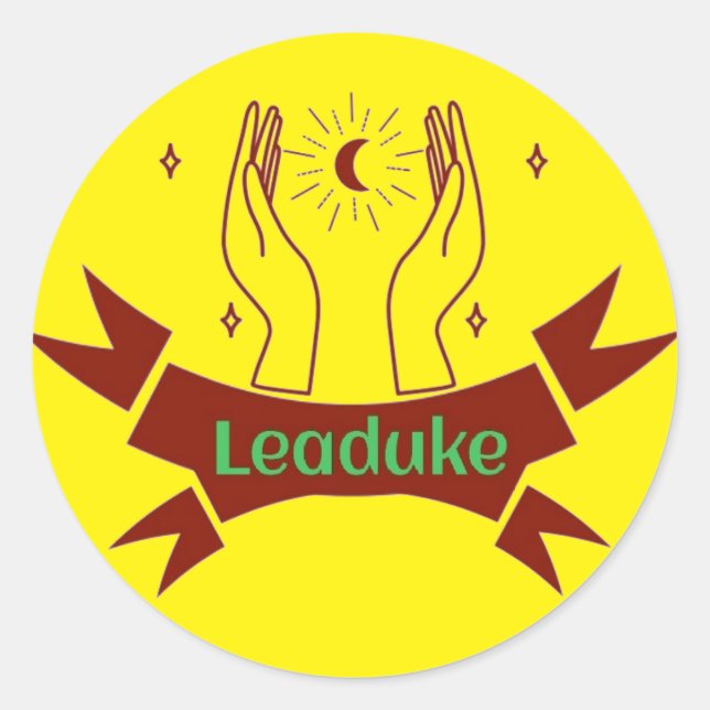 Adesivo Leaduke Moon Yellow Sticker (Frente)