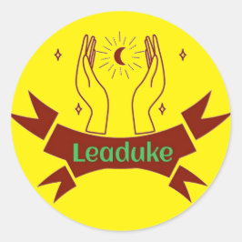 Adesivo Leaduke Moon Yellow Sticker